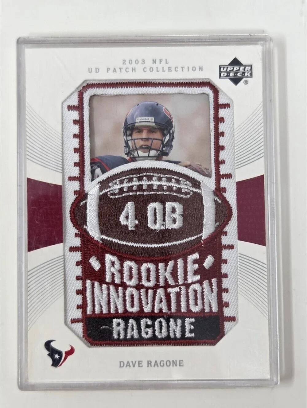 2003 Upper Deck UD Patch Collection - Dave Ragone #123 (RC)